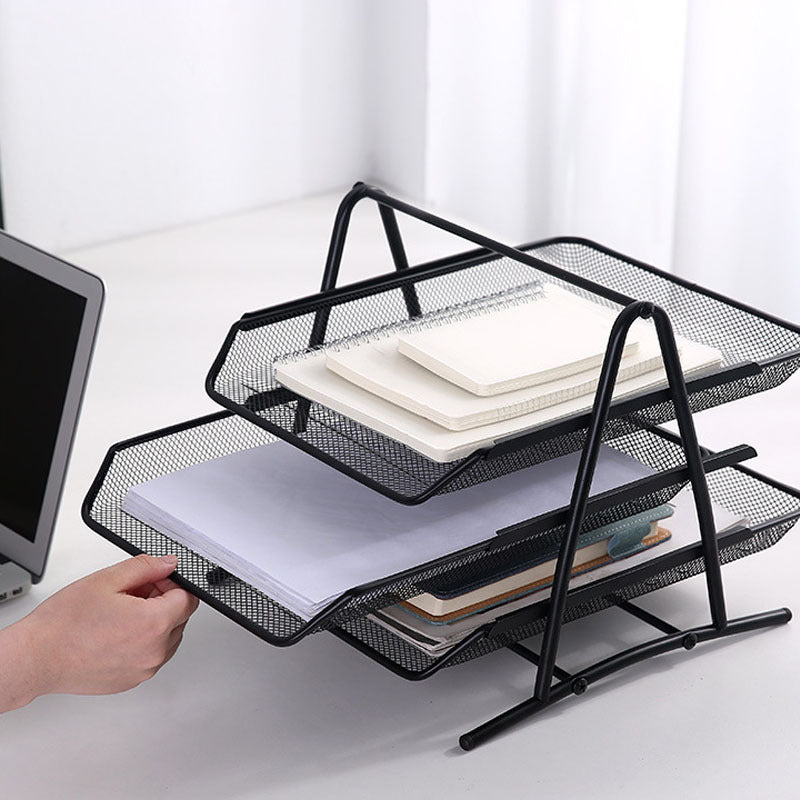 Metal shelf file bar