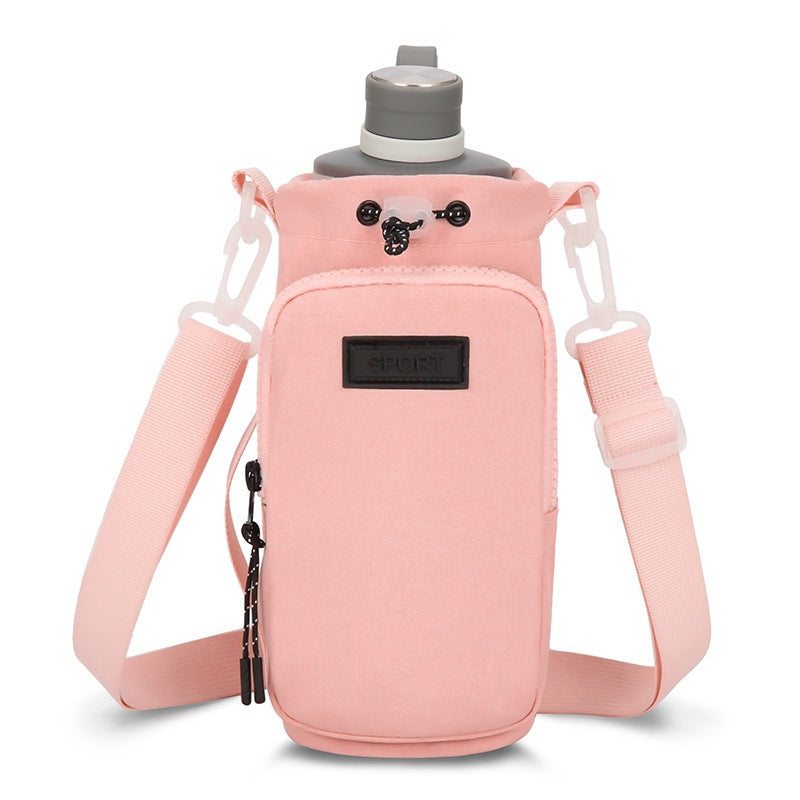 Outdoor Portable Mobile Phone Kettle Crossbody Drawstring Storage Bag