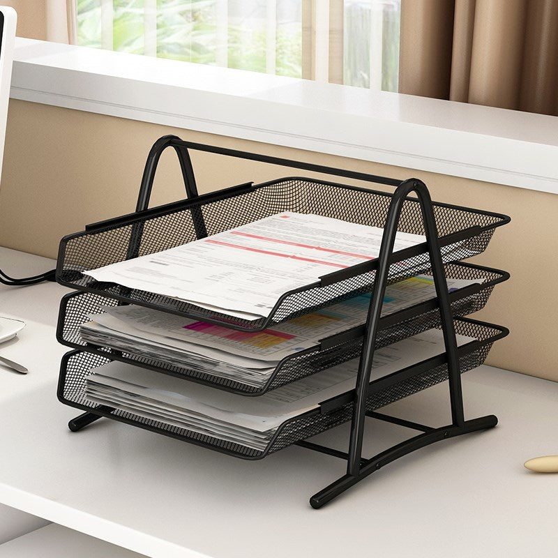Metal shelf file bar