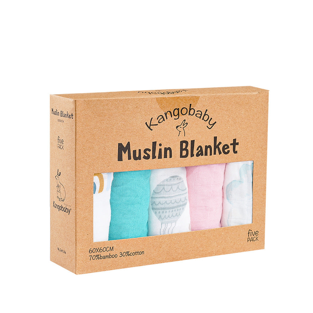 Muslin saliva towel baby burp