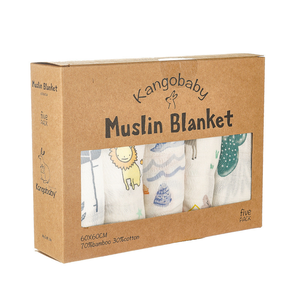 Muslin saliva towel baby burp