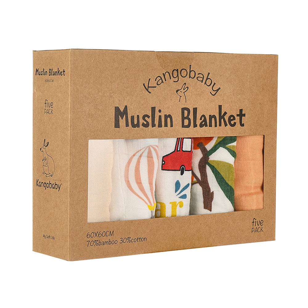 Muslin saliva towel baby burp