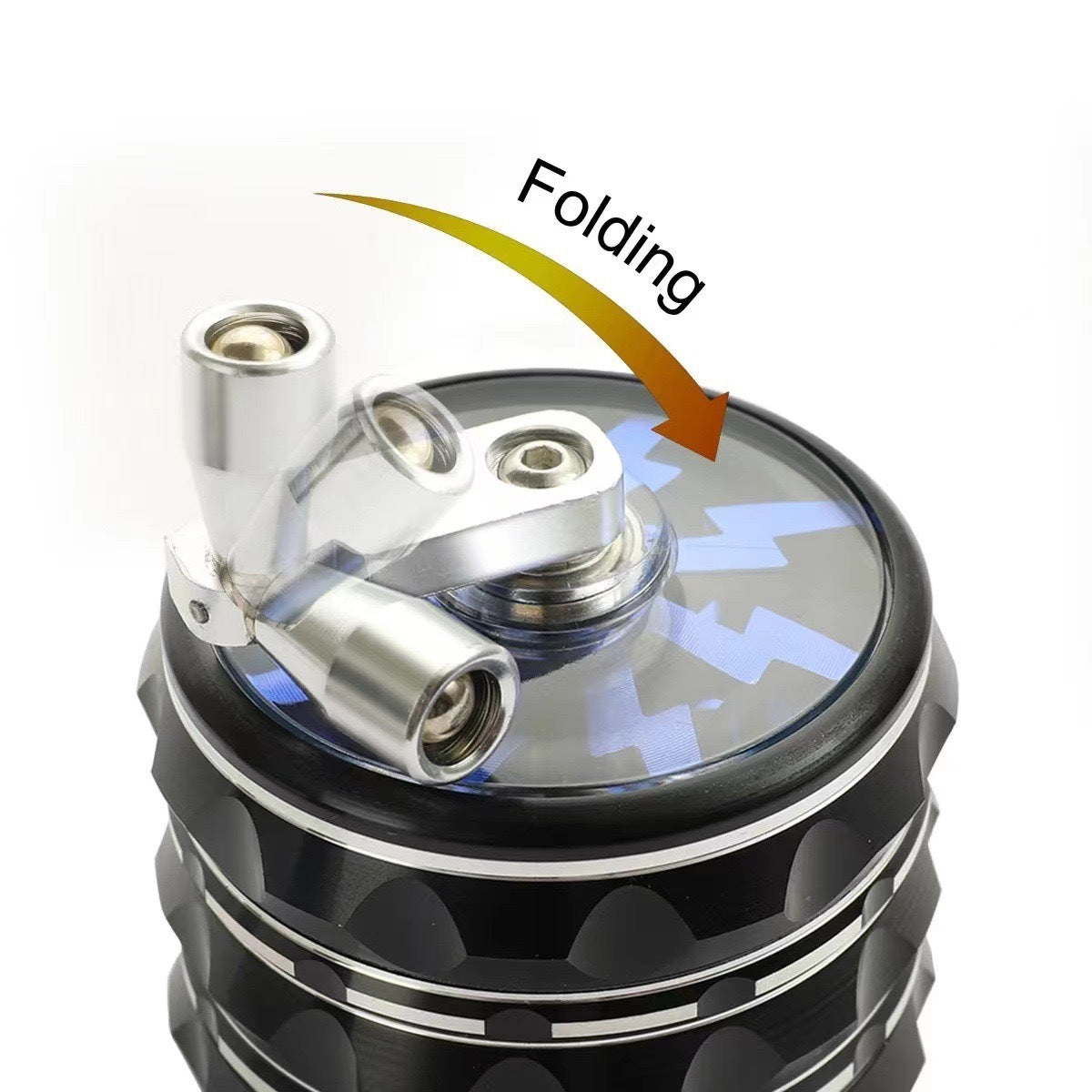 Four-layer Transparent Window Aluminum Alloy Grinder