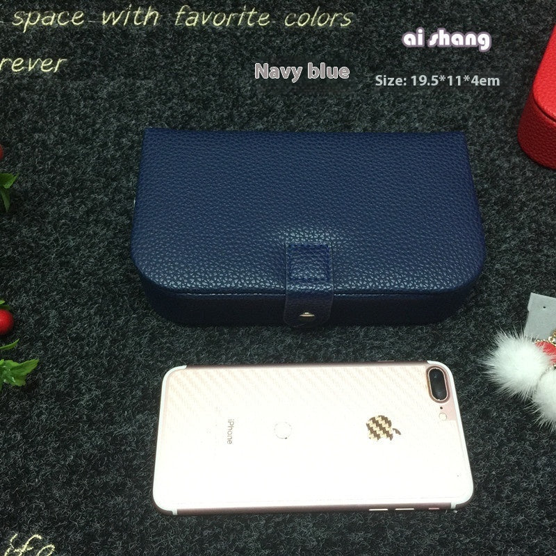Leather Creative Travel Portable Jewelry Box