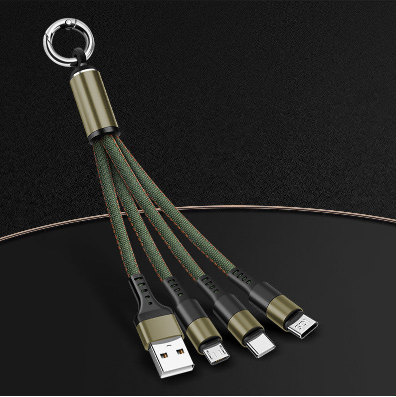 3 In 1  Multi Charger Cable For Phone Super Fast Charging Data Cable Mobile Phone Charging Cord Kable