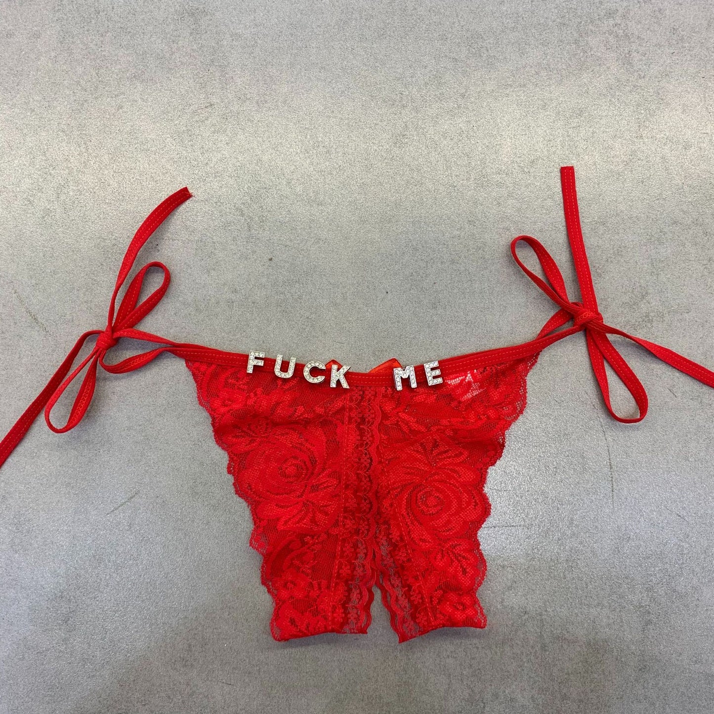 Women's Fashion Strappy Monogrammed Panties