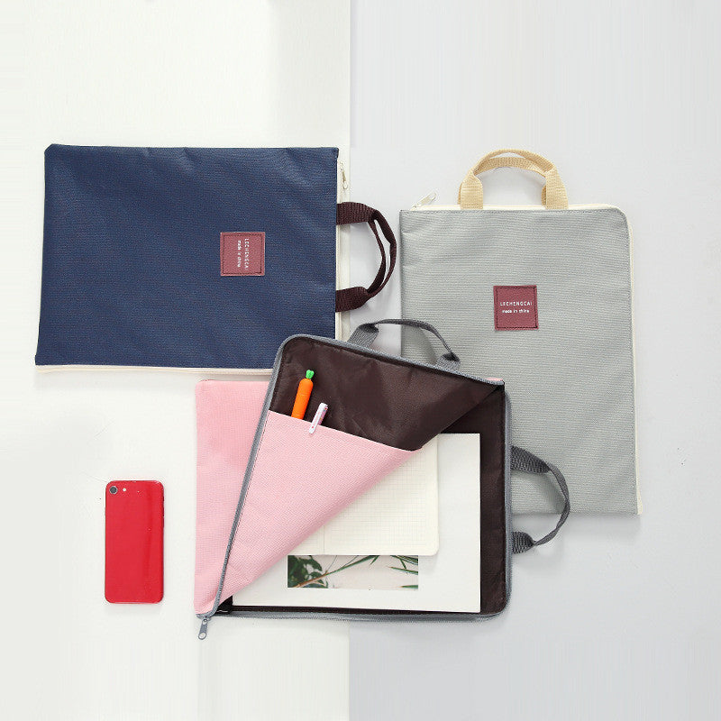 Portable IPad Mobile Oxford Canvas Briefcase