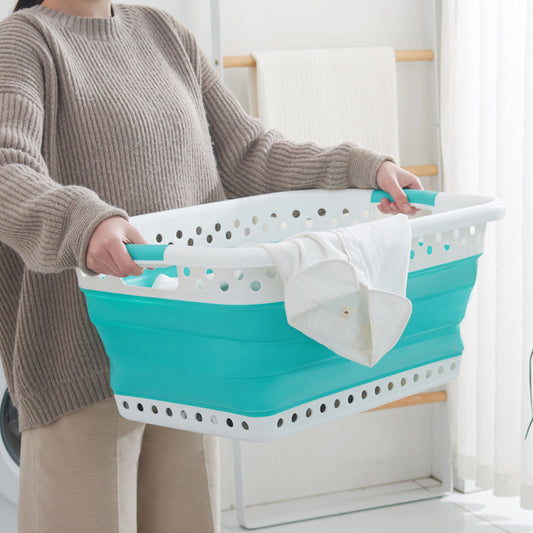 Foldable Dirty Laundry Storage Basket Bathroom