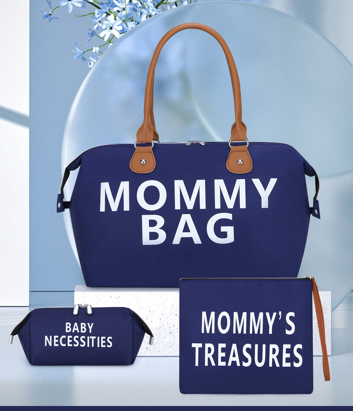 Popular Travel Bag Mummy Bag Three-piece Set