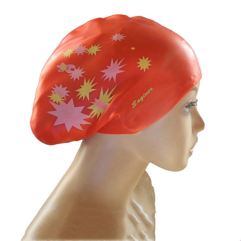 Printed Silicone Swimming Cap Silicone Swimming Cap