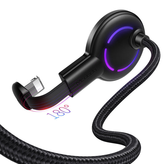 Razer series 180 degree elbow suction cup charging cable