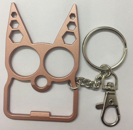 Multi-function keychain zinc alloy bottle opener