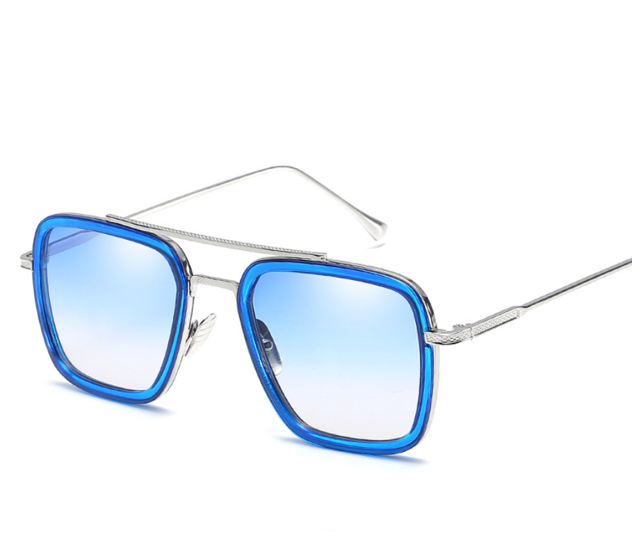 Metal frame fashion sunglasses