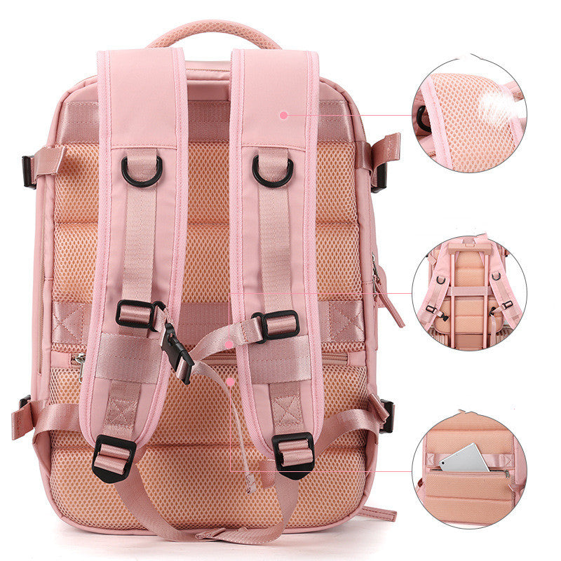 Super Large Lightweight Multifunctional Luggage Backpack ，