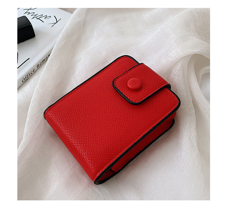 Mini with mirror lipstick bag