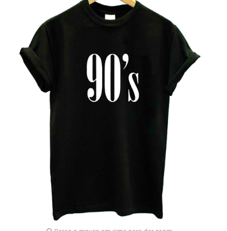 90's T-shirts for men and women, European and American English alphanumeric street versatile short sleeve popular