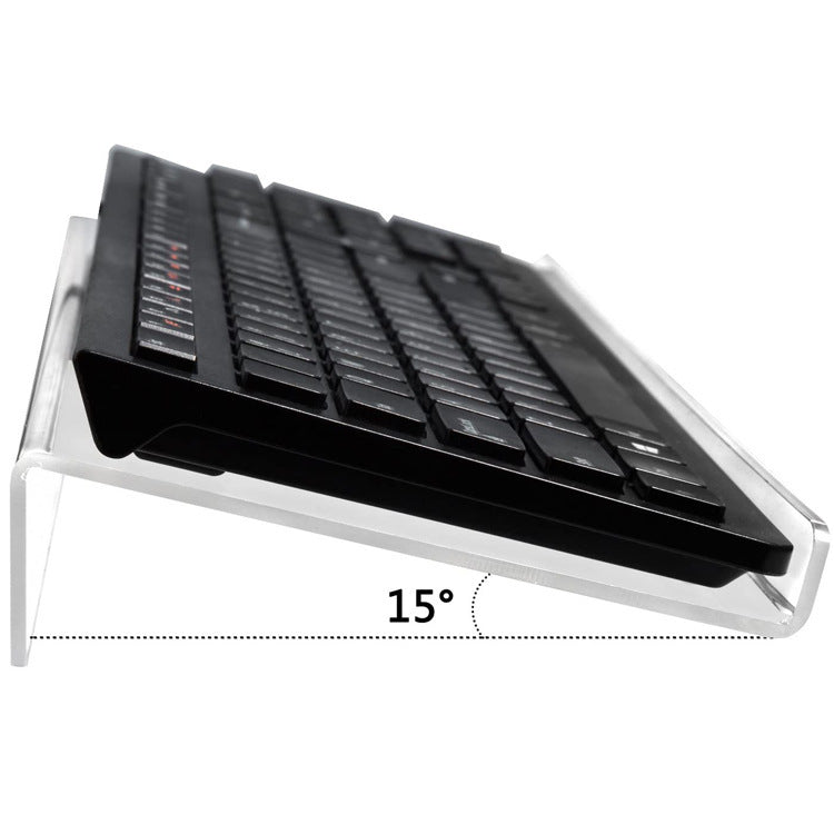 Advanced Tilting Computer Keyboard Stand For Convenient Ergonomic Typing Transparent Acrylic Keyboard Stand