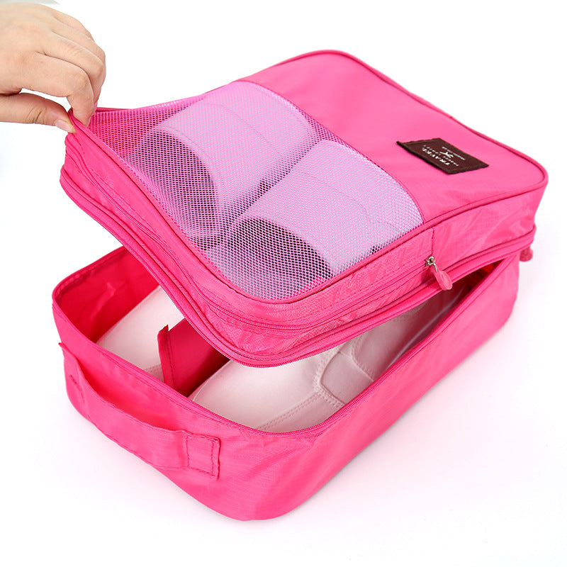 Source Manufacturers Wholesale KoreanHand-held Underwear Bra Bag, Outdoor Travel Double Storage Shoe Bag