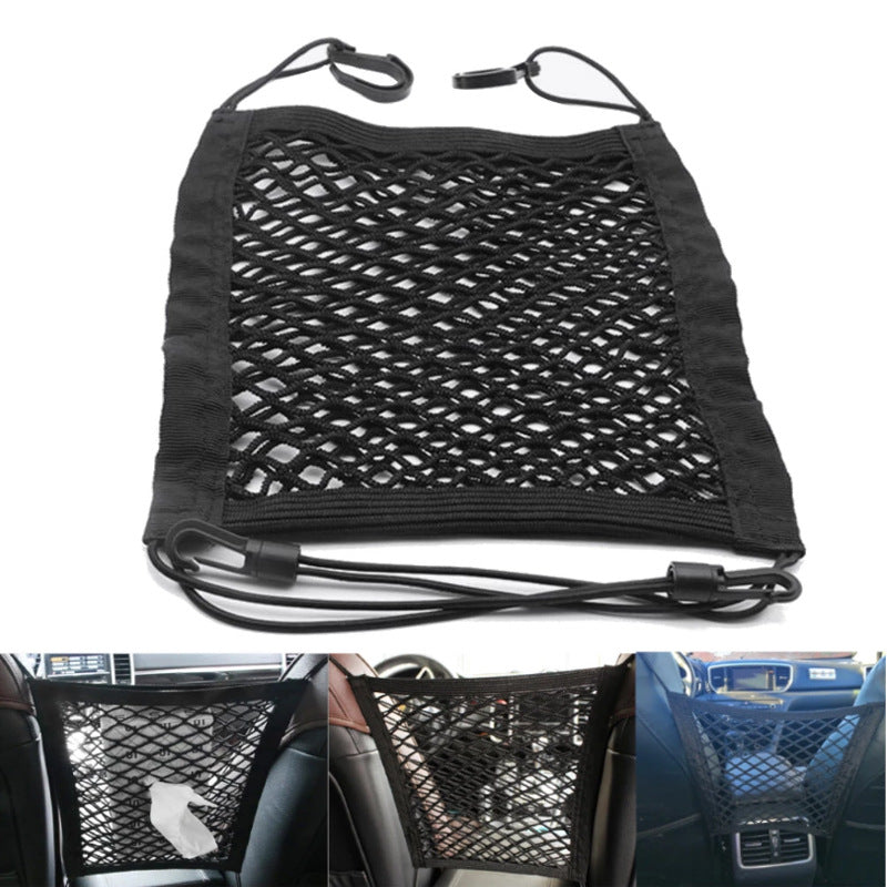 Double-Layer Storage Net Pockets Between Car Seats, Pockets, Storage Nets, Sundries Bags, Car Net Bags