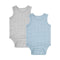 Grey and blue