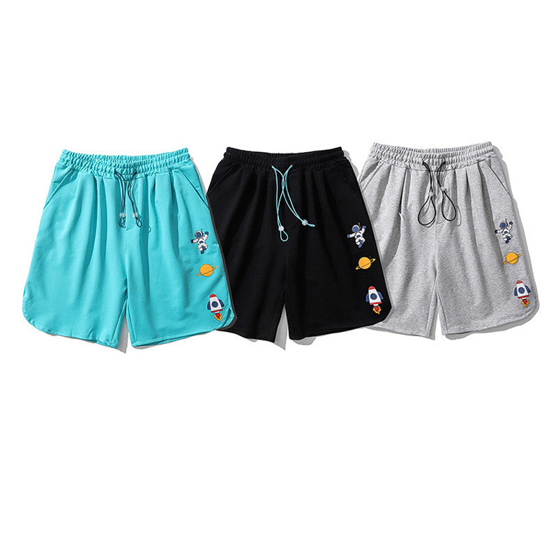 Summer Fun Print Shorts Men Capris