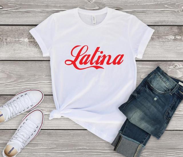 Latina Red Print Women T-shirts Cotton Casual Funny T Shirt