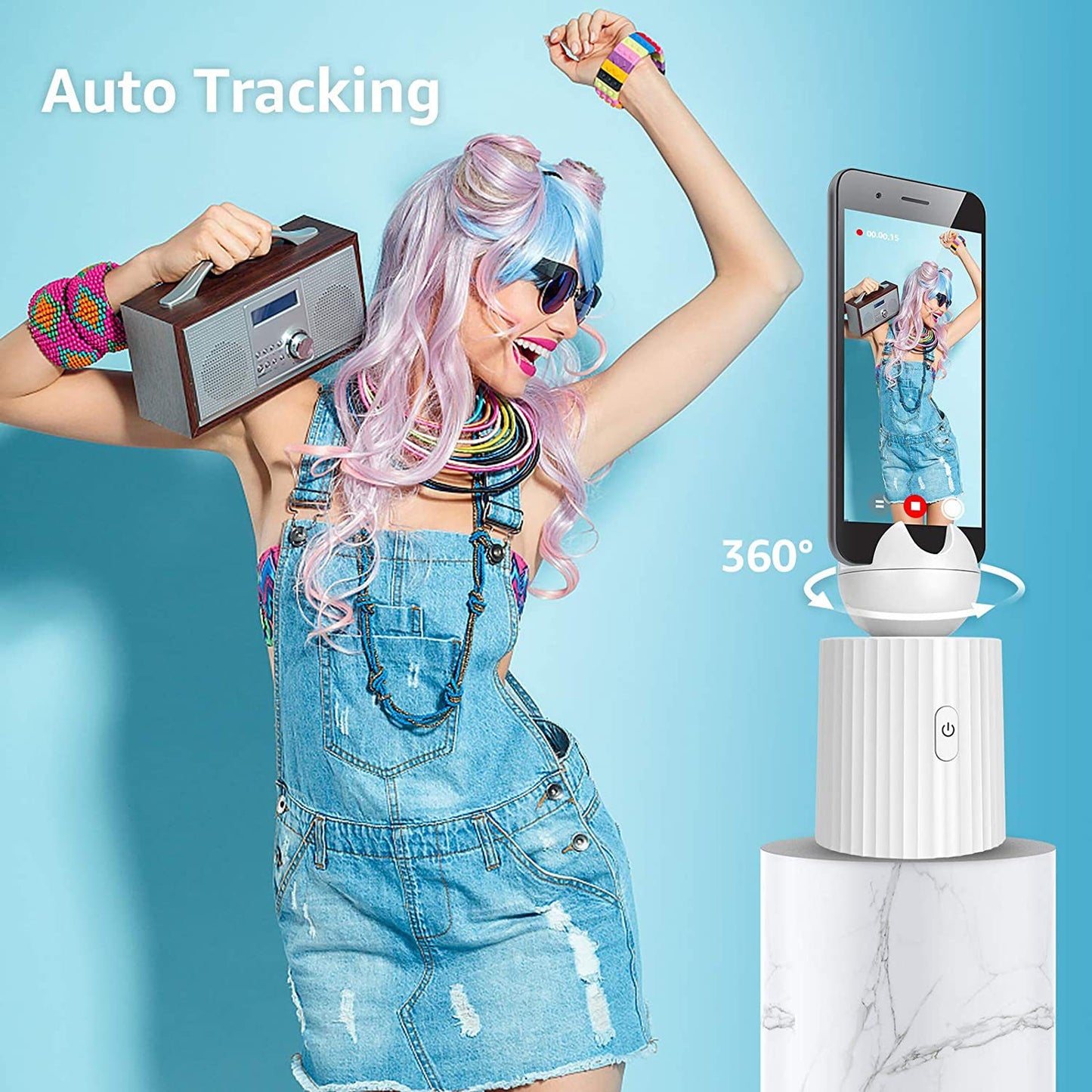 Rechargeable Smart Portable Selfie Stick