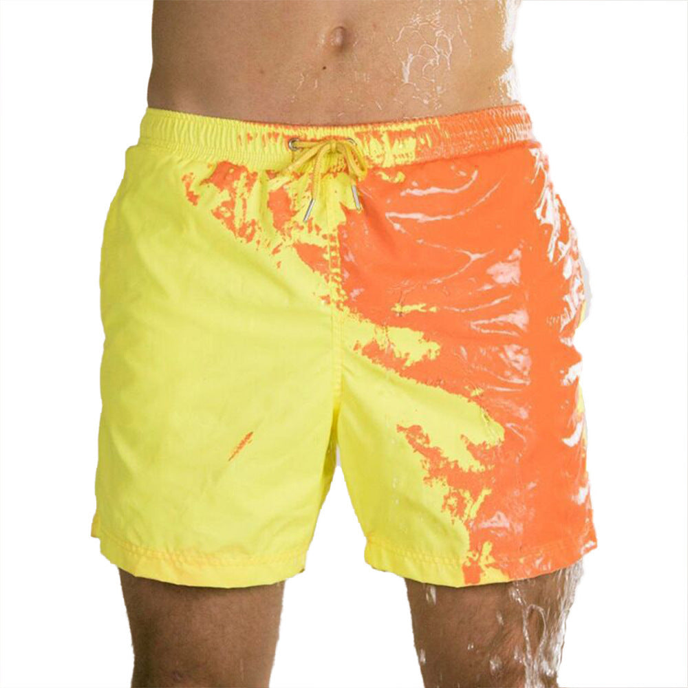 Discoloration Swimming Beach Shorts When Exposed To Water