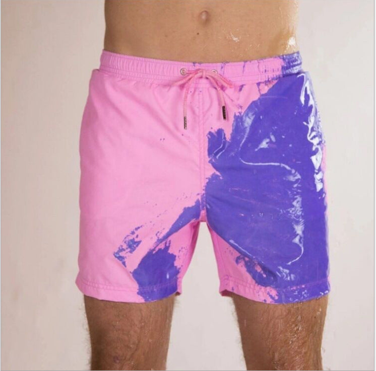 Discoloration Swimming Beach Shorts When Exposed To Water