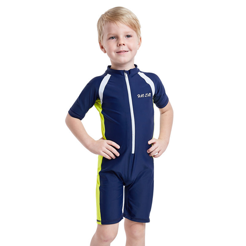 Children's One-piece Sunscreen Swimsuit