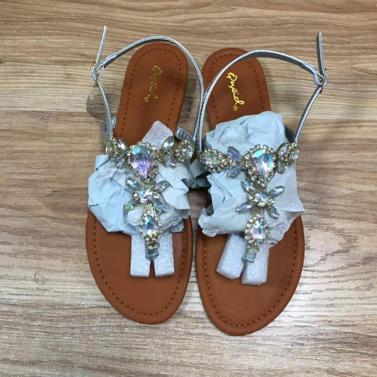 Bohemian flip-flops