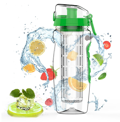 Free Fruit Infuser Juice Shaker Bottle Portable Climbing Camp Bottle