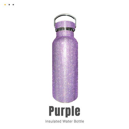 Insulated Water Bottle, 20oz Vacuum Stainless Steel Water Bottles With Straw & Straw Lid, Leakproof BPA Free Sports Metal Water Bottle-Keeps Drink Hot & Cold