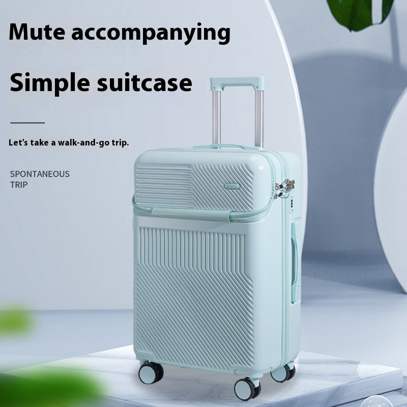 Multifunctional Luggage with cupholder, carry-on luggage