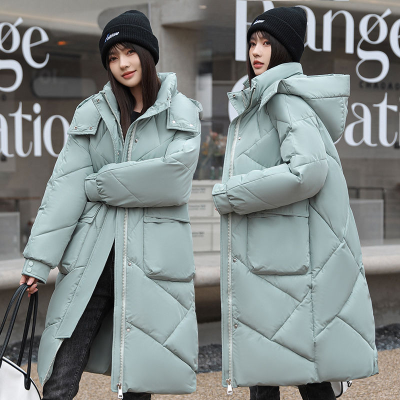 Winter New Down Cotton Jacket Women's Mid-length Thickened