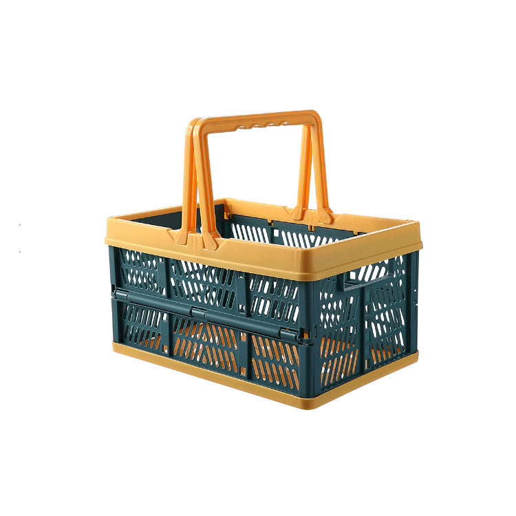 Foldable Portable Plastic Storage Basket