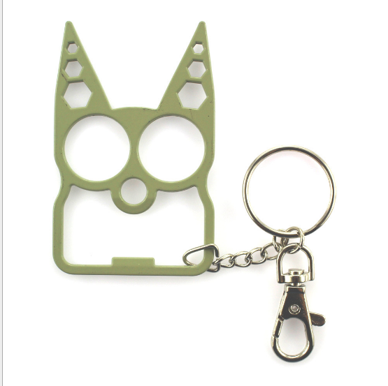 Multi-function keychain zinc alloy bottle opener