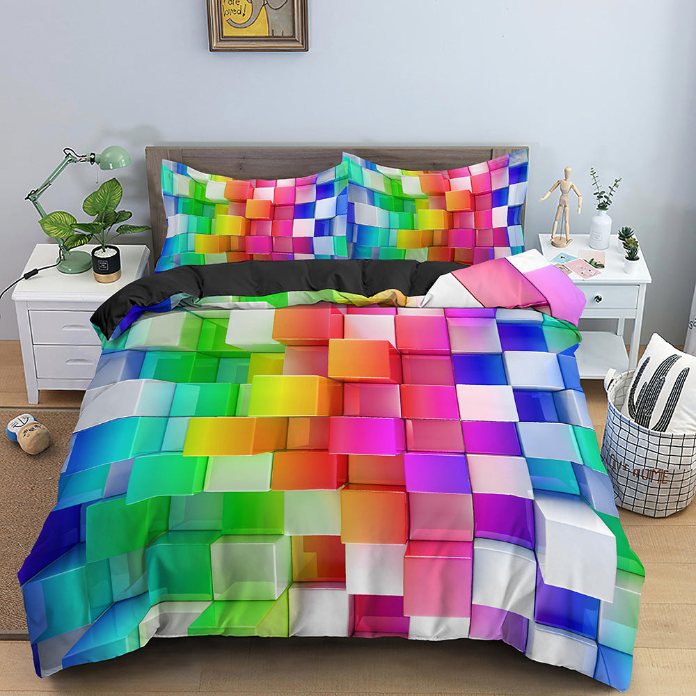 3D Digital Printing Bedding Bed Sheet Fitted Sheet