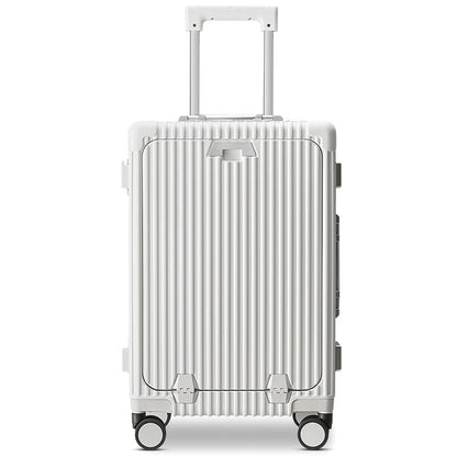 20-inch Multifunctional Front Fastening Aluminum Frame Password Luggage