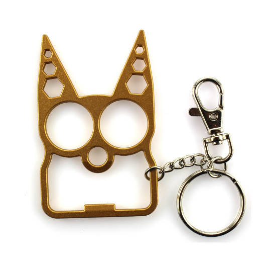 Multi-function keychain zinc alloy bottle opener