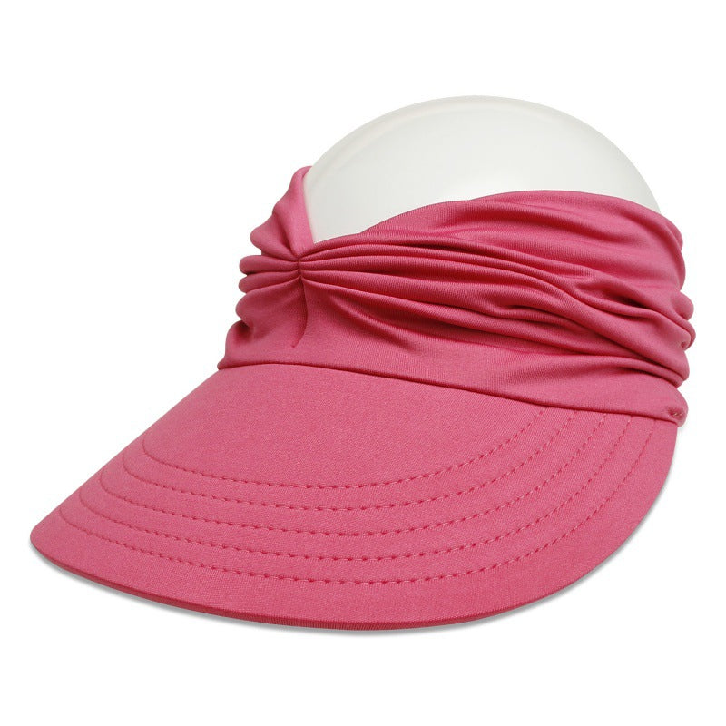 Spring And Summer New Hat Sun Hat Women's Outdoor Sports Topless Hat Beach Sun Hat Women's