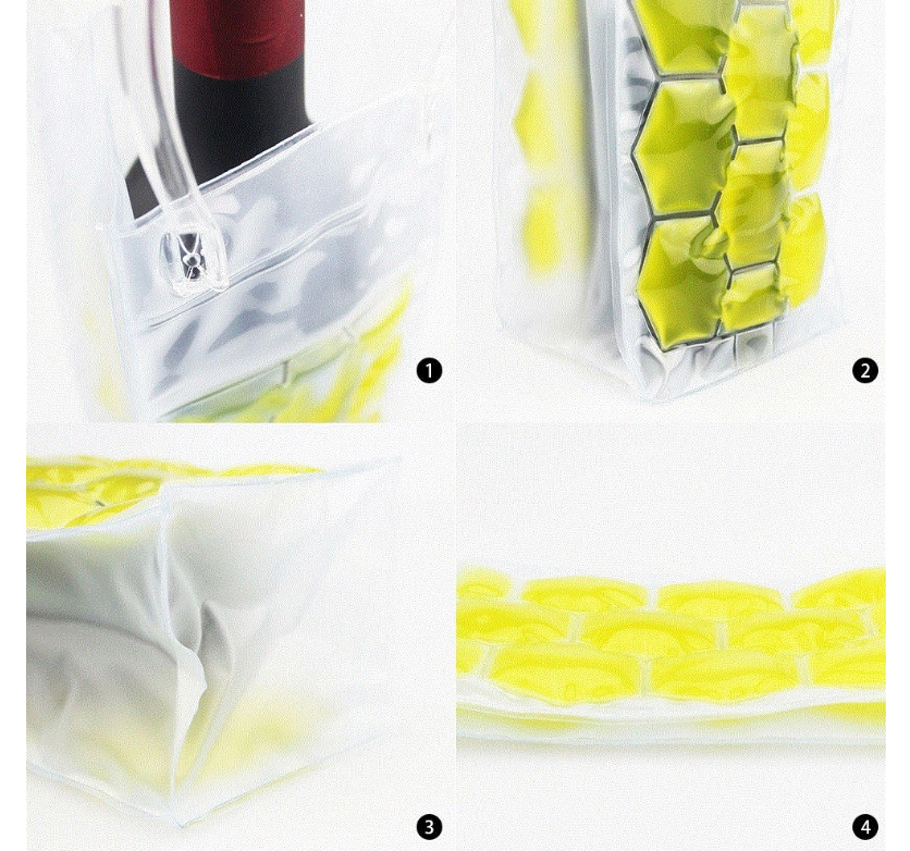 Wine bottle freezer bag