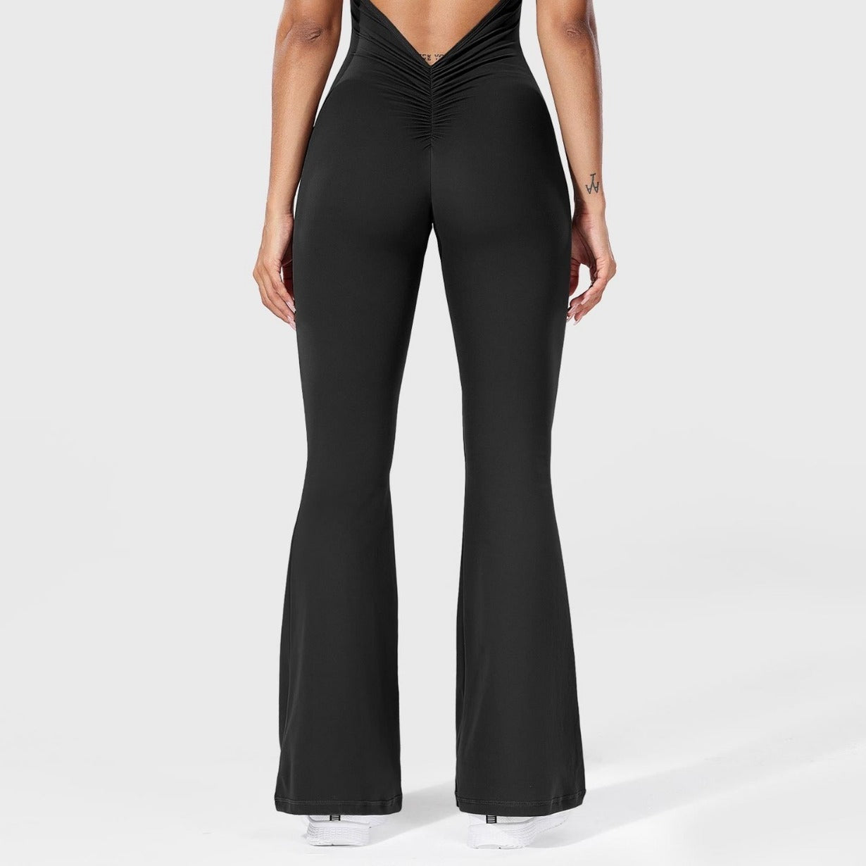 Solid Color Sling Yoga Jumpsuit