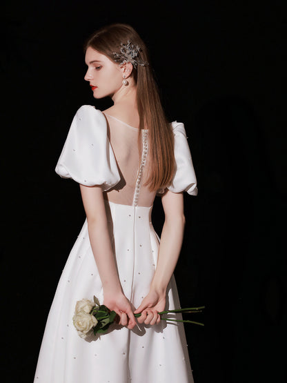 Engagement Dress White Dress With License