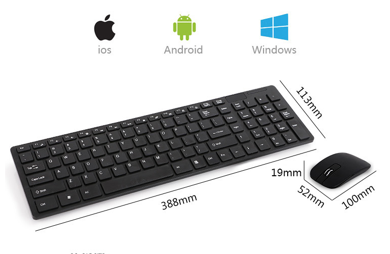 Compatible With Wireless Keyboard And Mouse Set HK-06 Notebook Keyboard