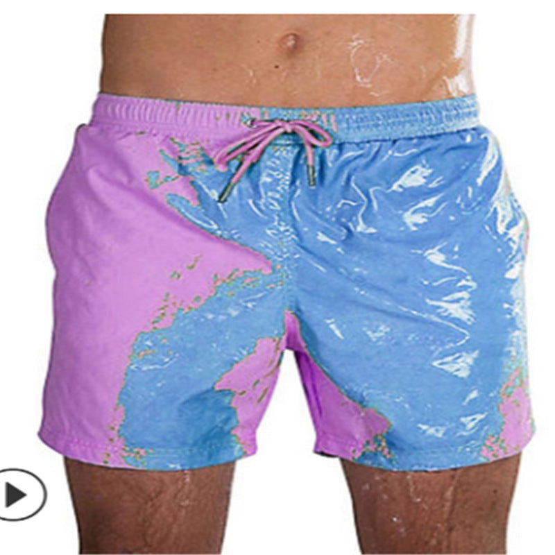 Discoloration Swimming Beach Shorts When Exposed To Water