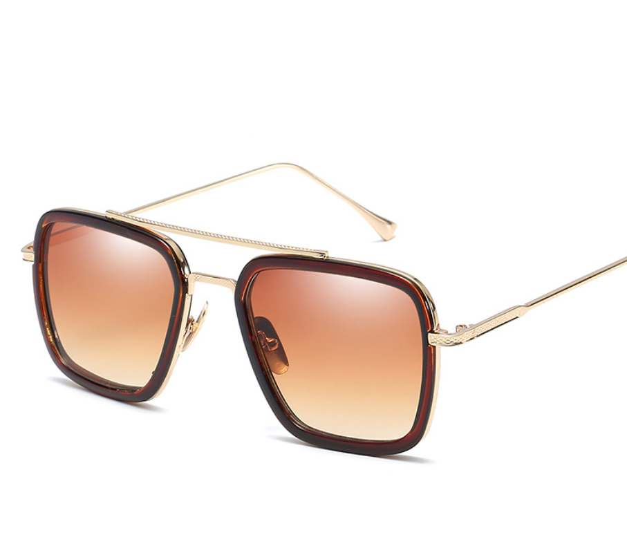 Metal frame fashion sunglasses