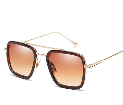 Metal frame fashion sunglasses