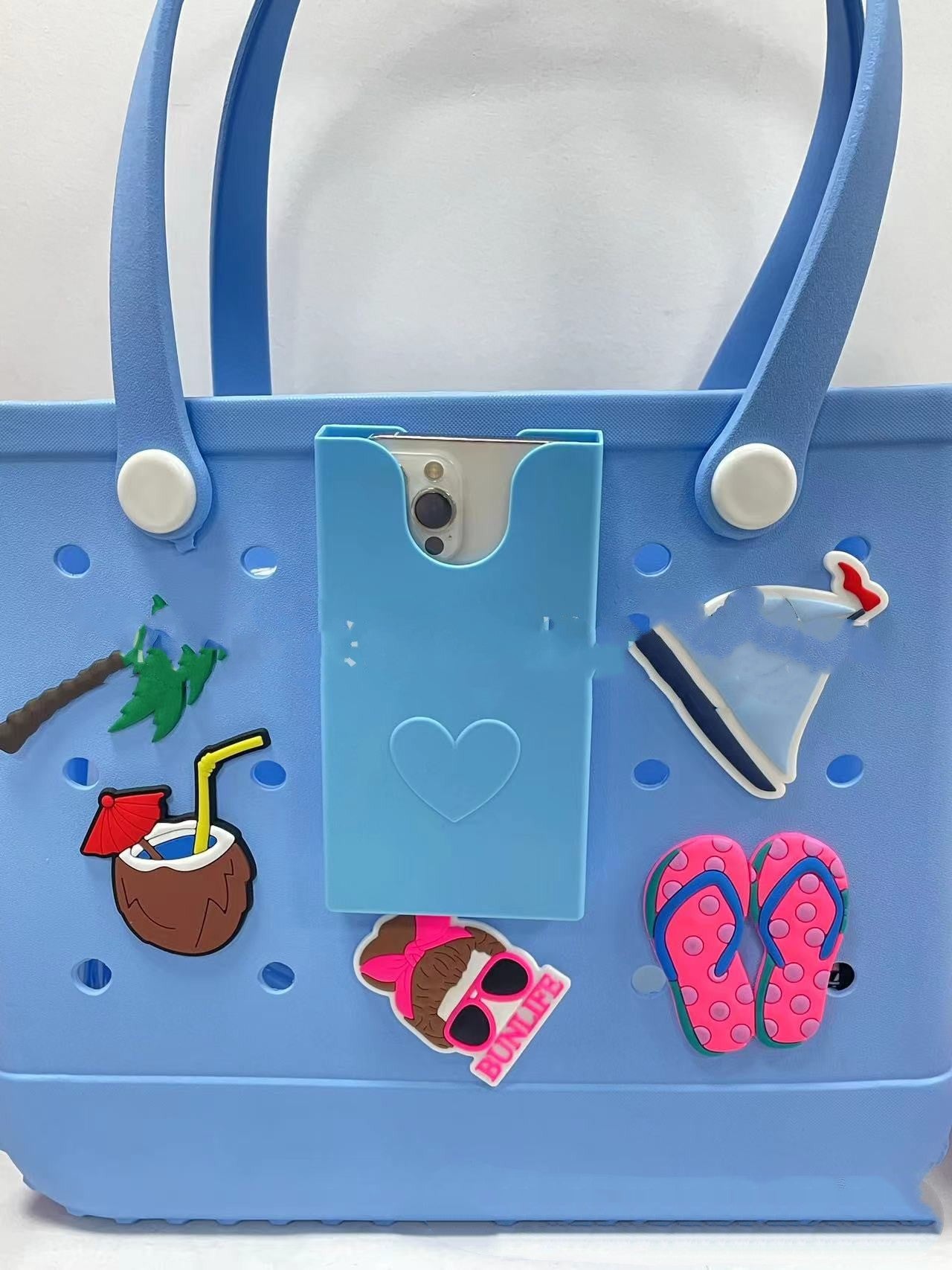 Spot Transparent Pvc Buggy Bag Suitable For Bogg Beach Bag Removable Storage Box Mobile Phone Box