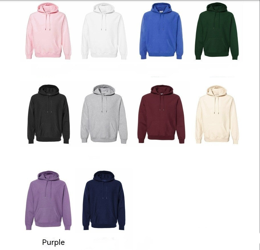 Customized Letter Name Round Neck Hoodie